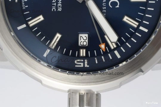 MIROTIME 0501 WellDesigned Aquatimer Automatic SS RSF 1:1 Best Edition Blue Dial on Blue Rubber Strap A 7057